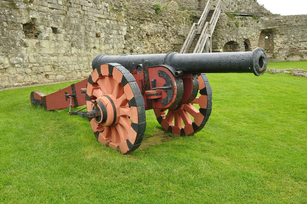 エリザベス１世のカルバリン砲”Elizabeth Regina”（レプリカ）
