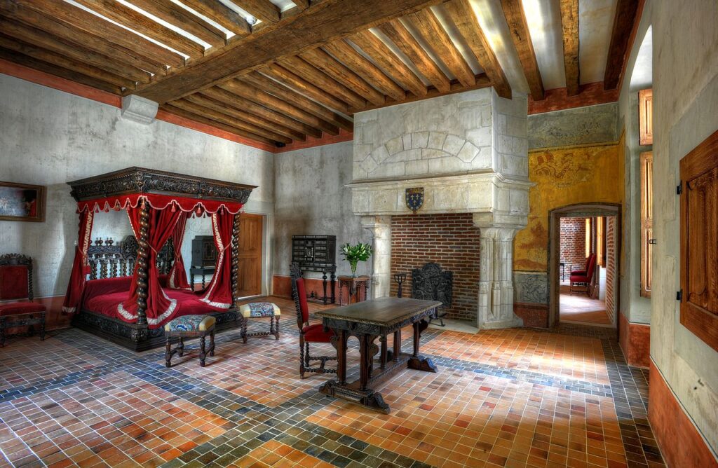 「クロ・リュセ城のレオナルド・ダ・ヴィンチの部屋」