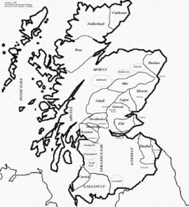 「中世スコットランド王国草創期の諸勢力（Mormaerdom）」