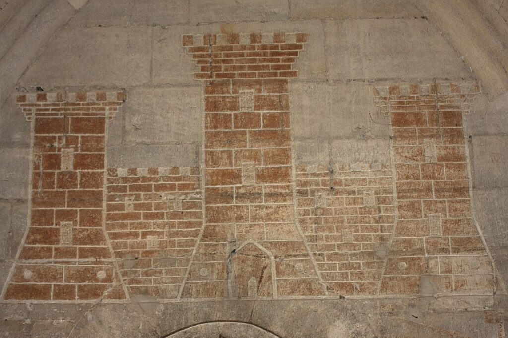「タラスコン城内に残る城の落書き」