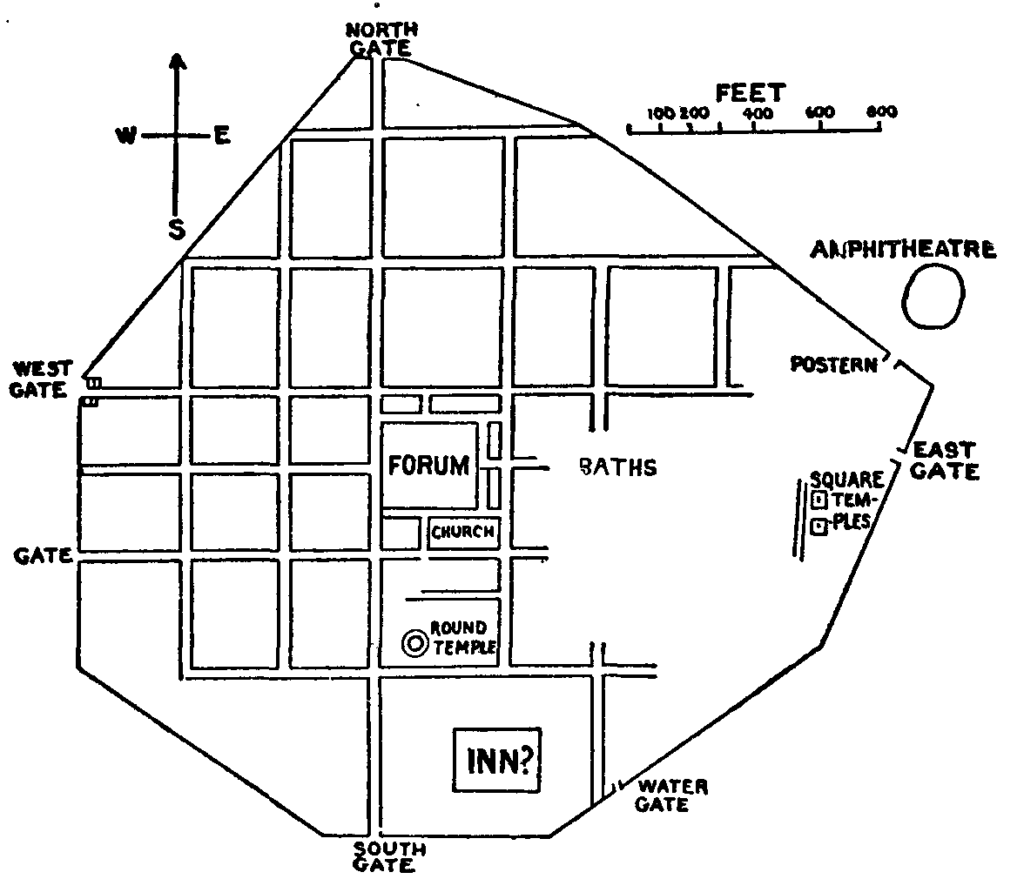 「カッレウァ・アトレバトゥム街路図（1911年）」