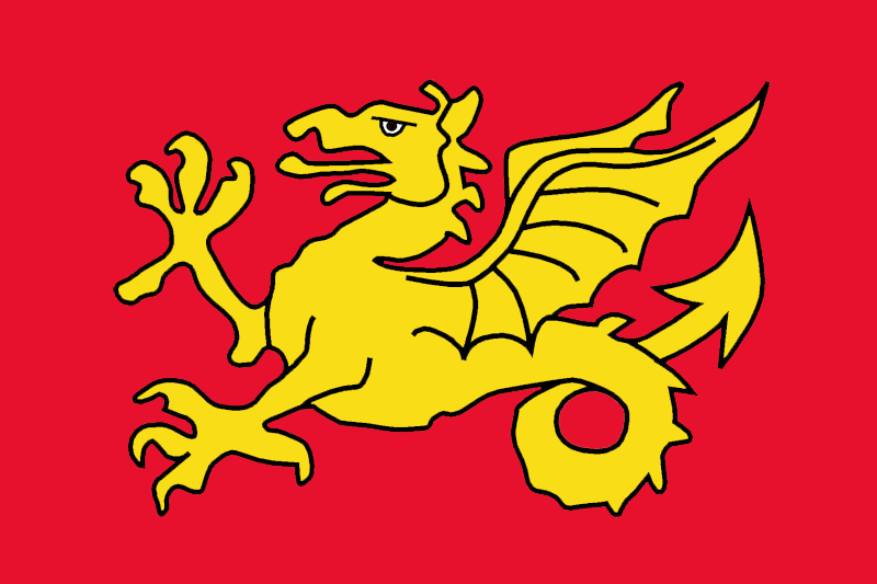 ウェセックスのゴールデン・ワイヴァーン旗