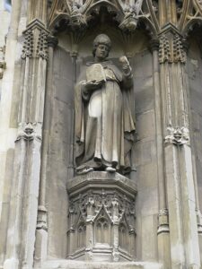 「カンタベリー大聖堂のカンタベリーの聖アウグスティヌス像」